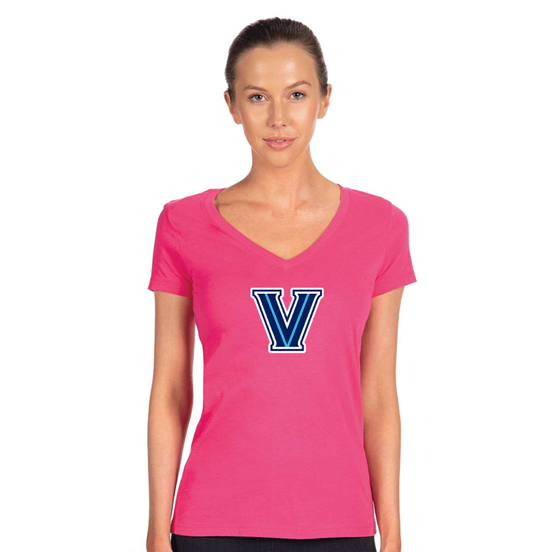 Women's Villanova Wildcats Next Level V-Neck T-Shirt